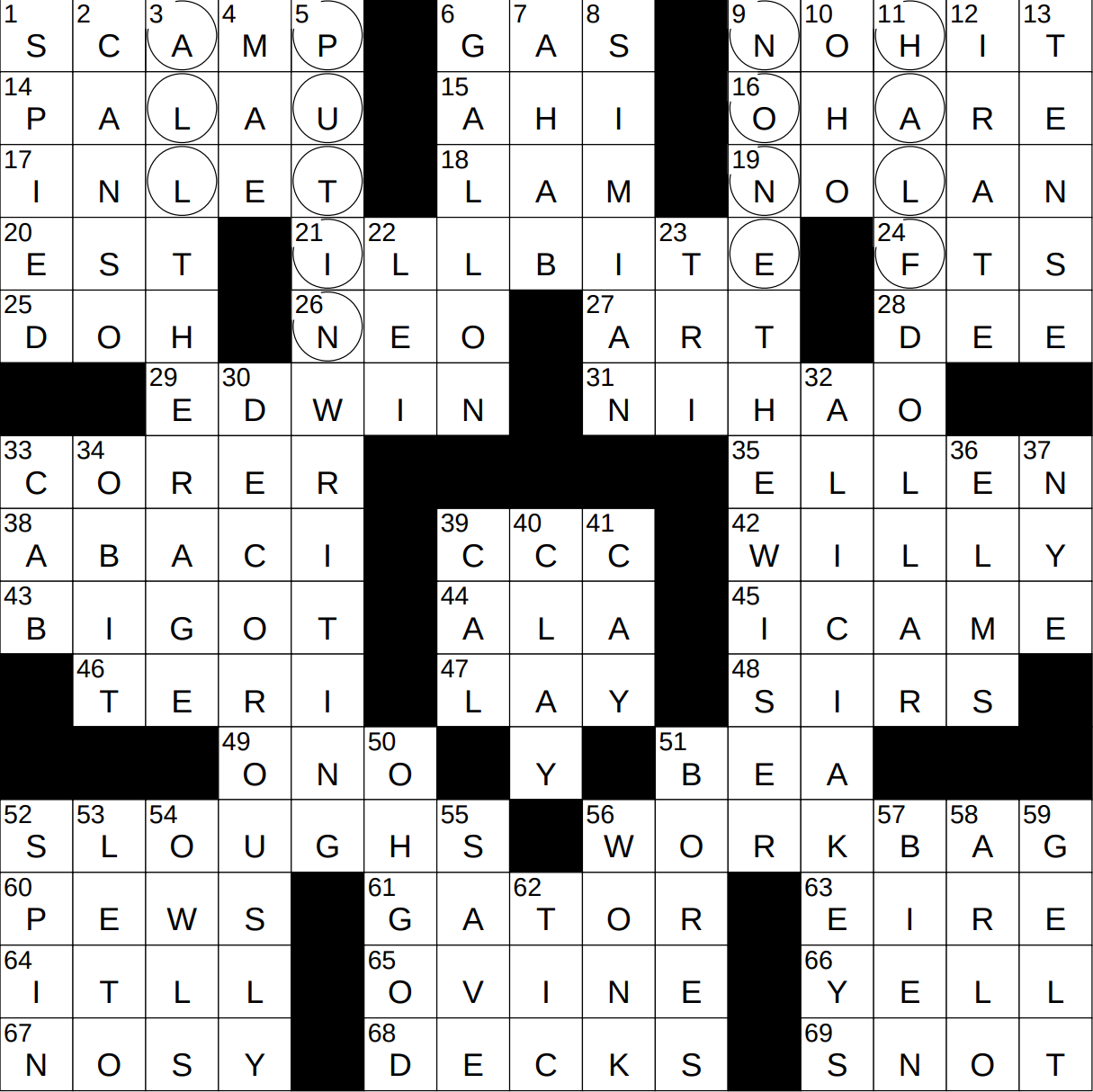 0101 25 NY Times Crossword 1 Jan 25 Wednesday NYXCrossword 0101 25 NY Times Crossword 1 Jan 25 Wednesday NYXCrossword