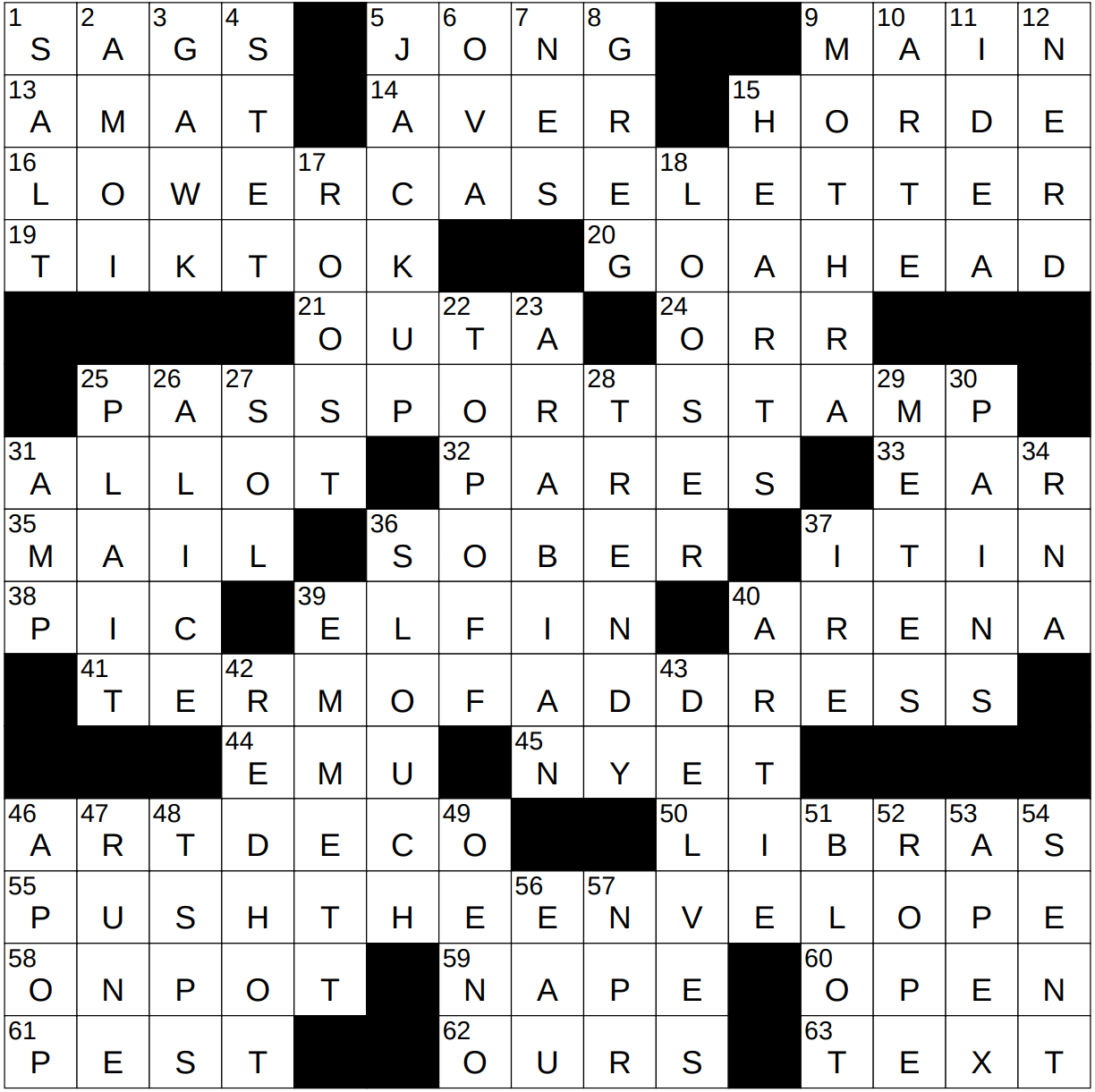0116 23 NY Times Crossword 16 Jan 23 Monday NYXCrossword 0116 23 NY Times Crossword 16 Jan 23 Monday NYXCrossword