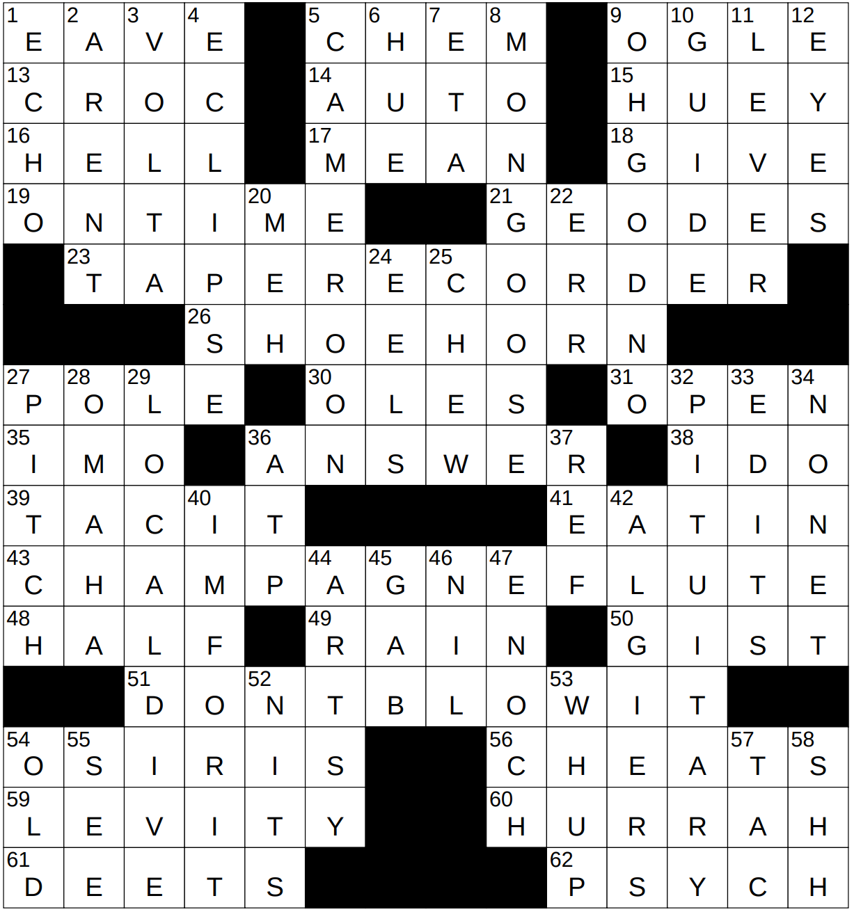 0123 23 NY Times Crossword 23 Jan 23 Monday NYXCrossword