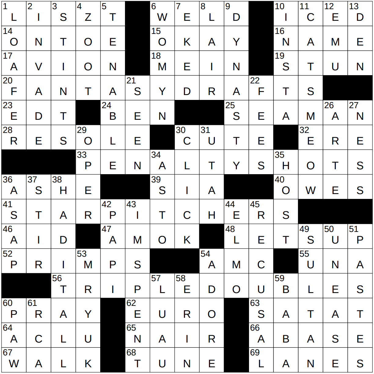 0125 23 NY Times Crossword 25 Jan 23 Wednesday NYXCrossword