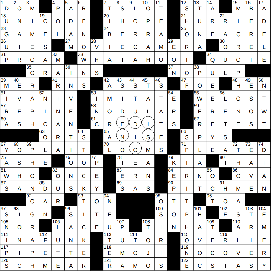 skull emoji crossword