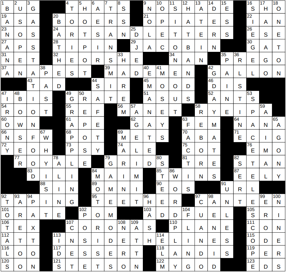 shade in the desert crossword clue