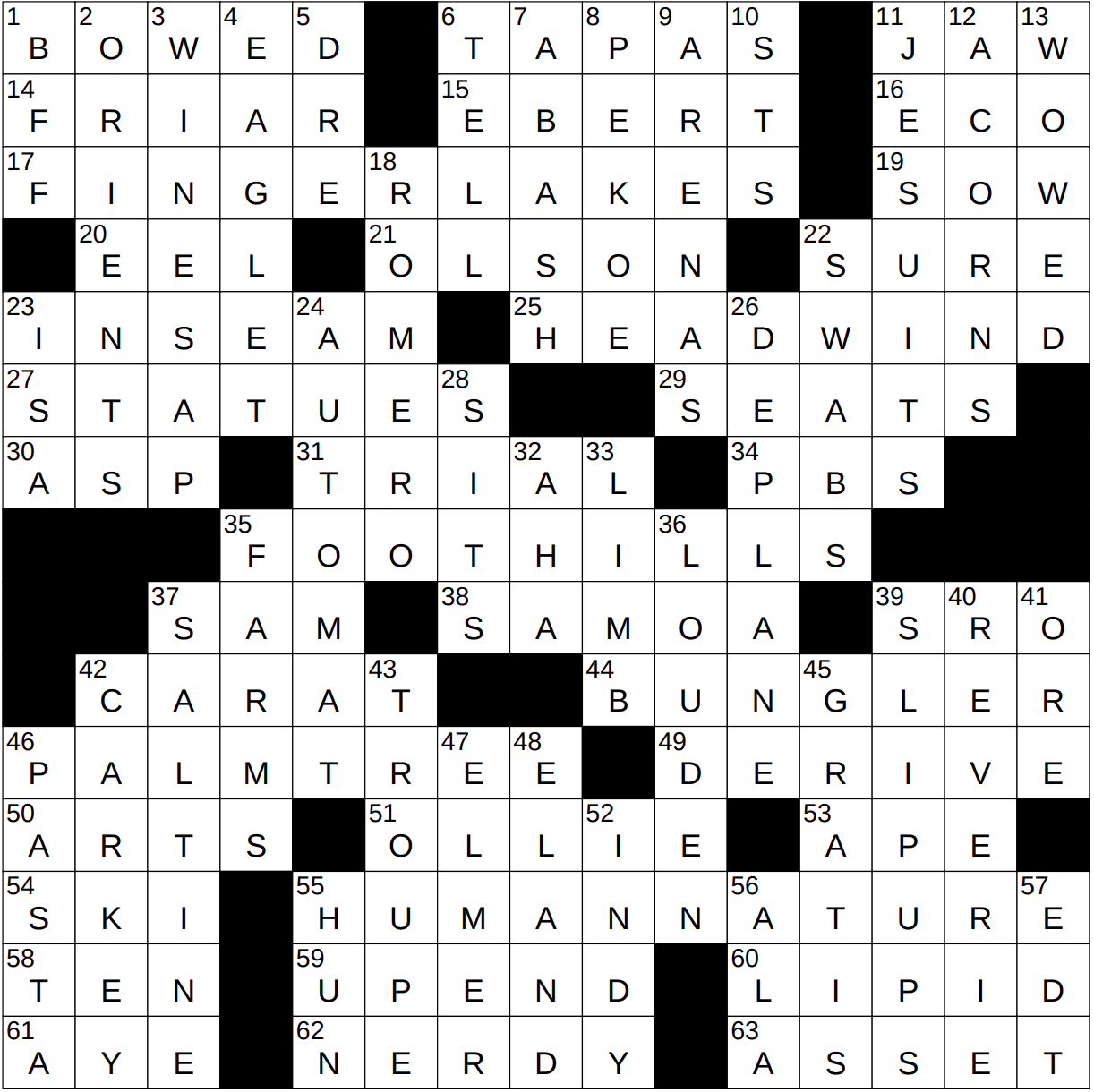 0306 23 NY Times Crossword 6 Mar 23 Monday NYXCrossword