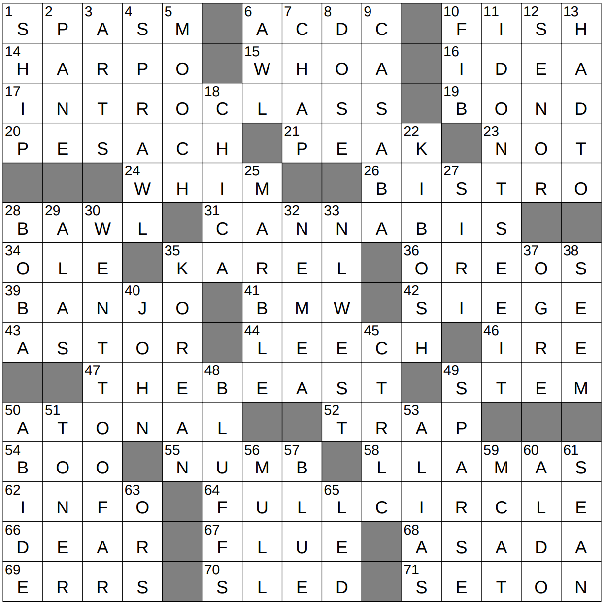 0320 24 NY Times Crossword 20 Mar 24 Wednesday NYXCrossword 0320 24 NY Times Crossword 20 Mar 24 Wednesday NYXCrossword