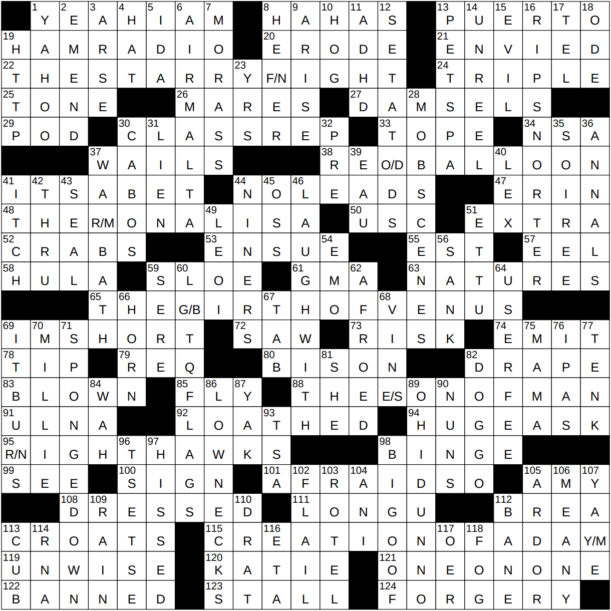 praise highly crossword puzzle clue