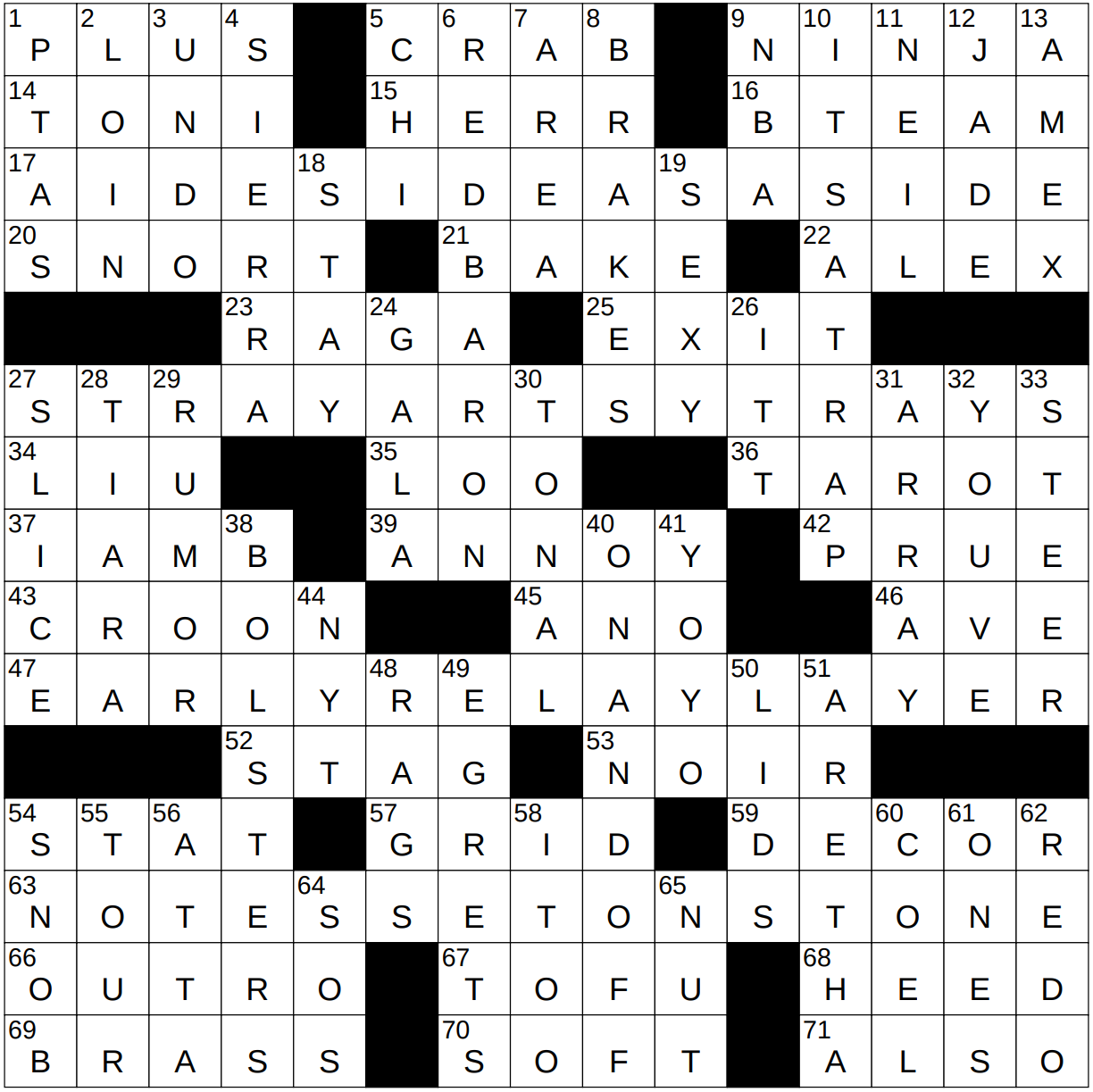 0412 23 NY Times Crossword 12 Apr 23 Wednesday NYXCrossword
