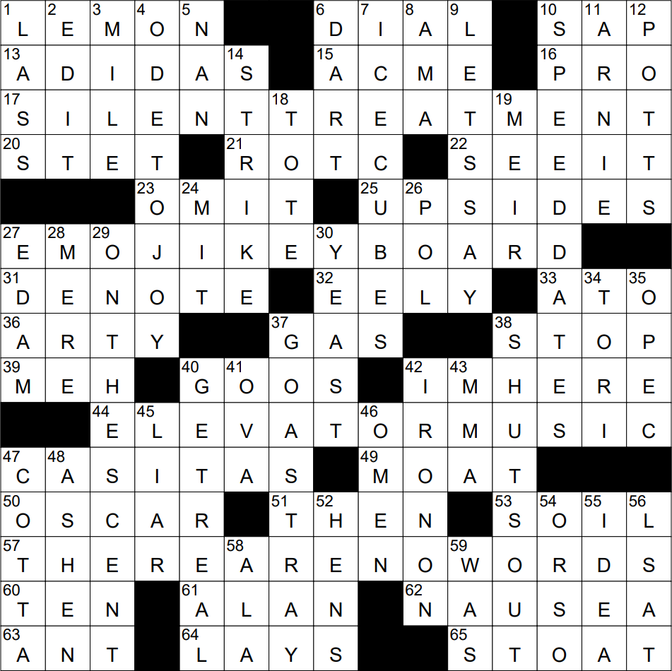 0417 23 NY Times Crossword 17 Apr 23 Monday NYXCrossword