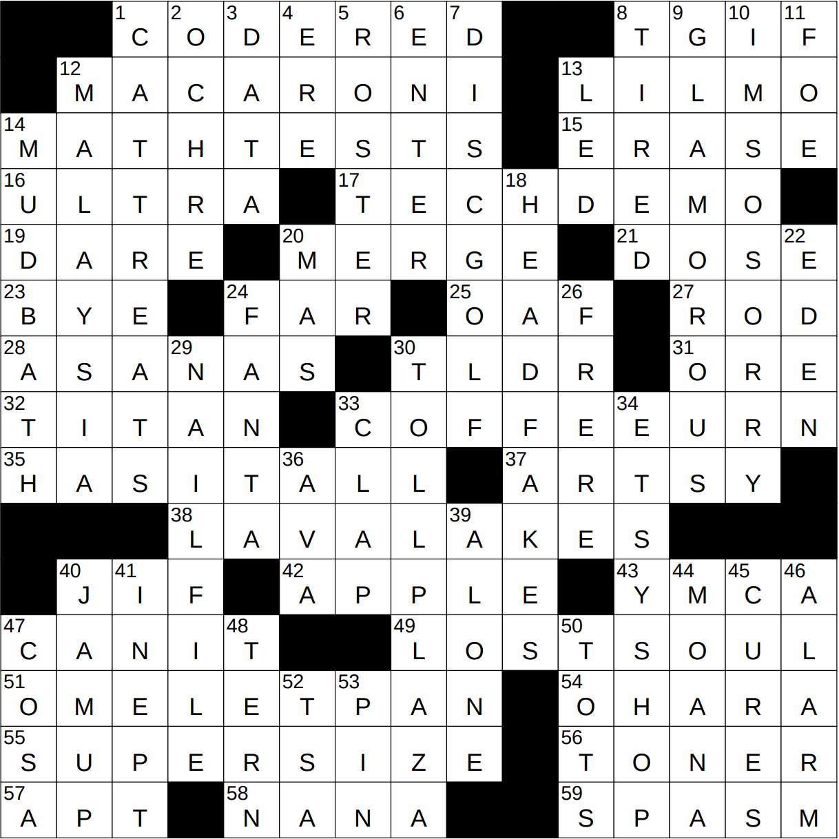 0423 22 NY Times Crossword 23 Apr 22 Saturday NYXCrossword