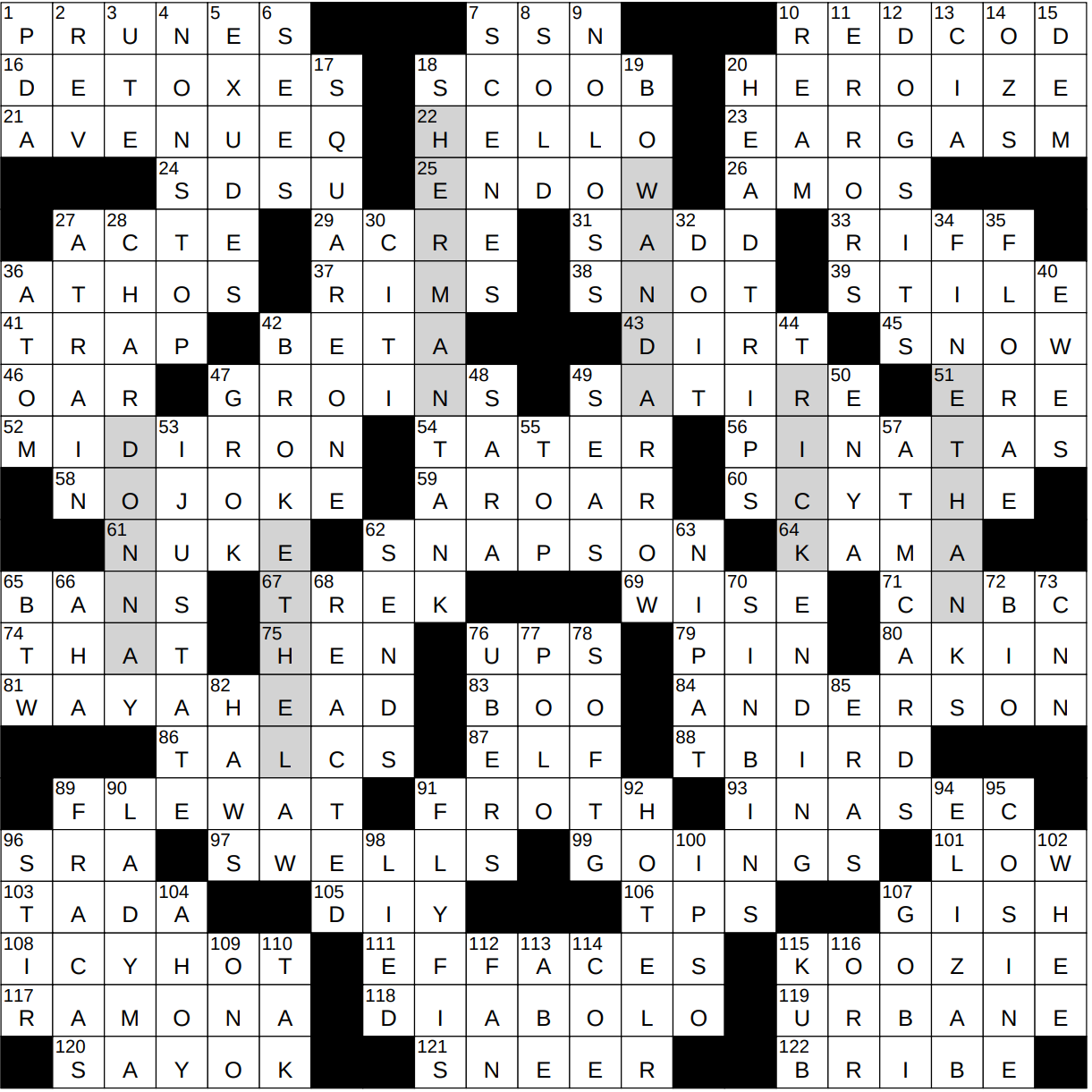 parcel out crossword clue