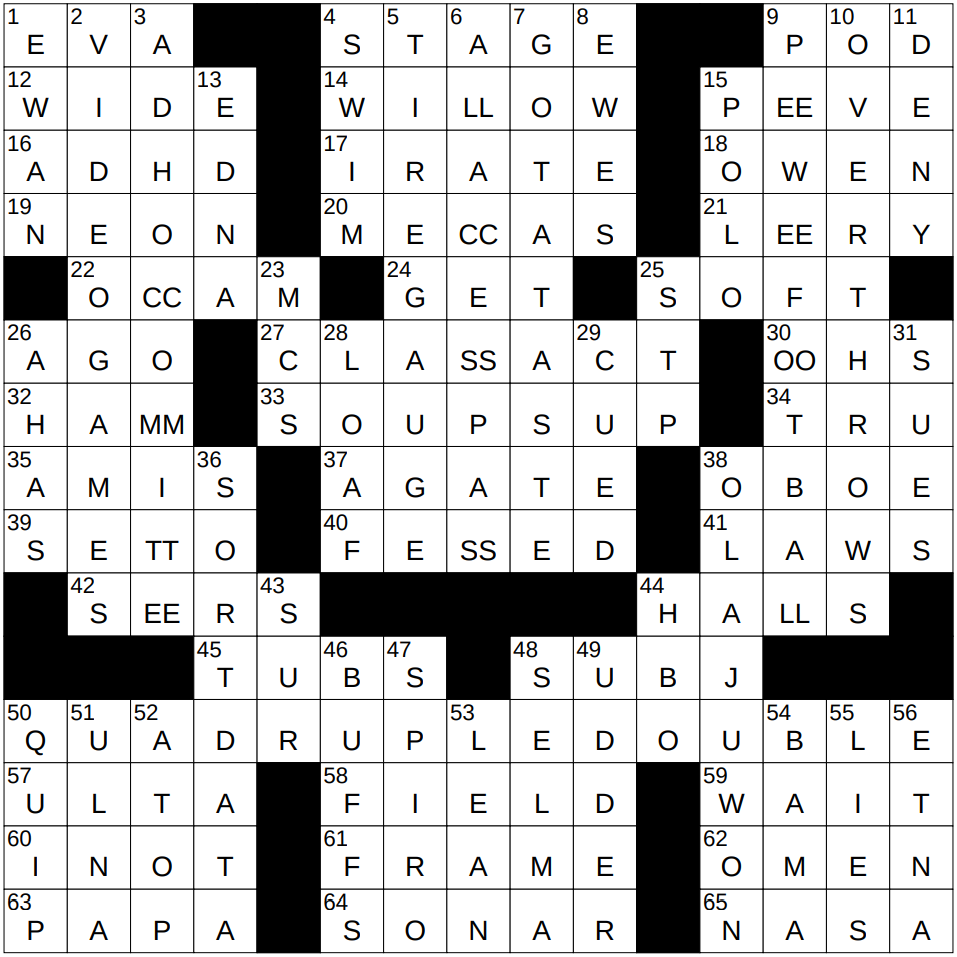 0612 25 NY Times Crossword 12 Jun 25 Thursday NYXCrossword 0612 25 NY Times Crossword 12 Jun 25 Thursday NYXCrossword