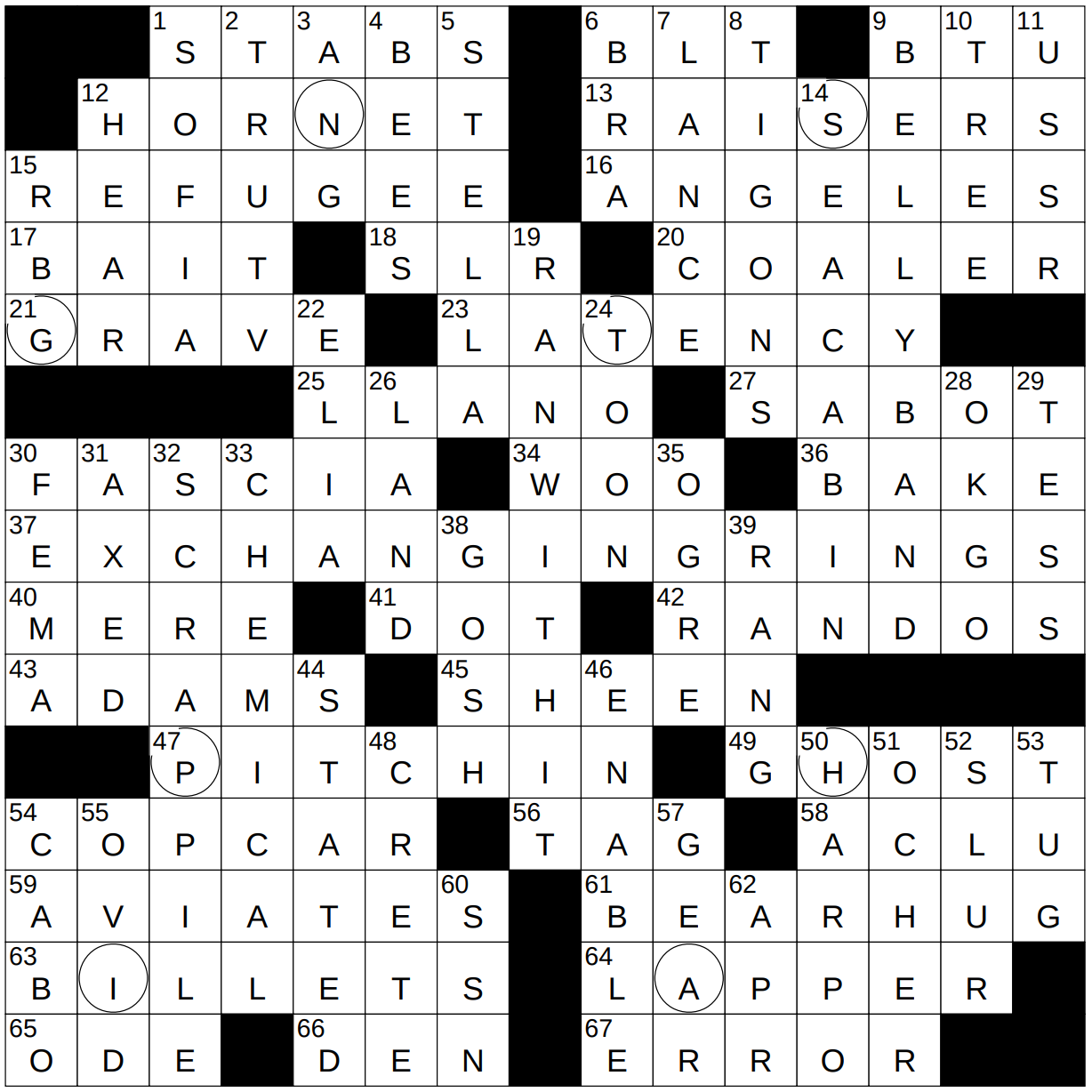0629 23 NY Times Crossword 29 Jun 23 Thursday NYXCrossword