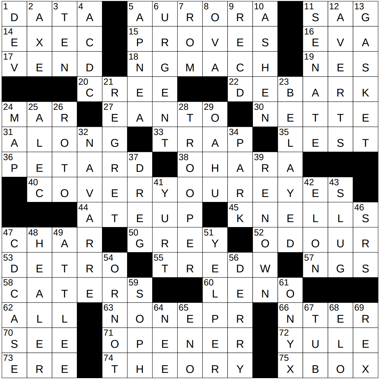 0630 22 NY Times Crossword 30 Jun 22 Thursday NYXCrossword