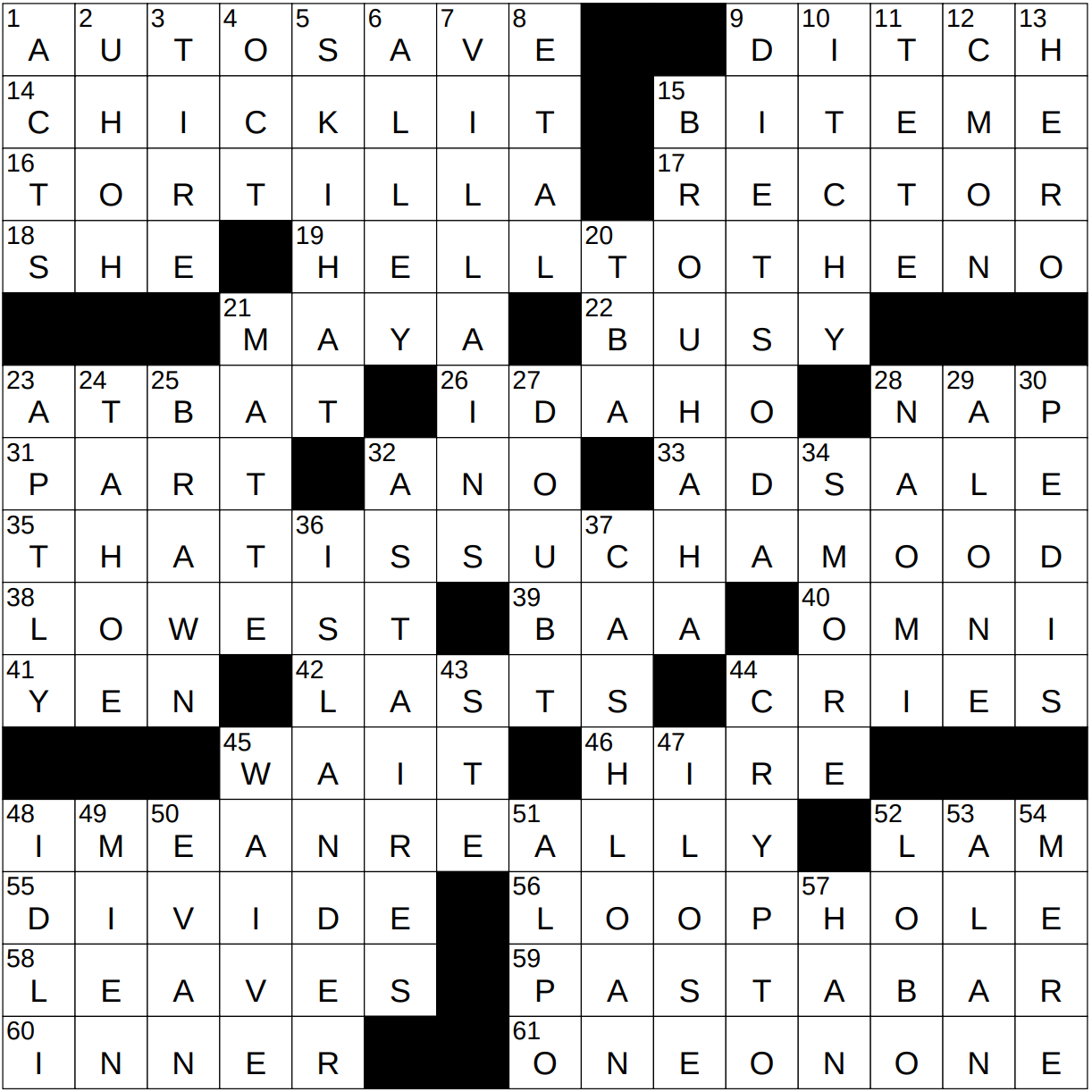 0630 23 NY Times Crossword 30 Jun 23 Friday NYXCrossword