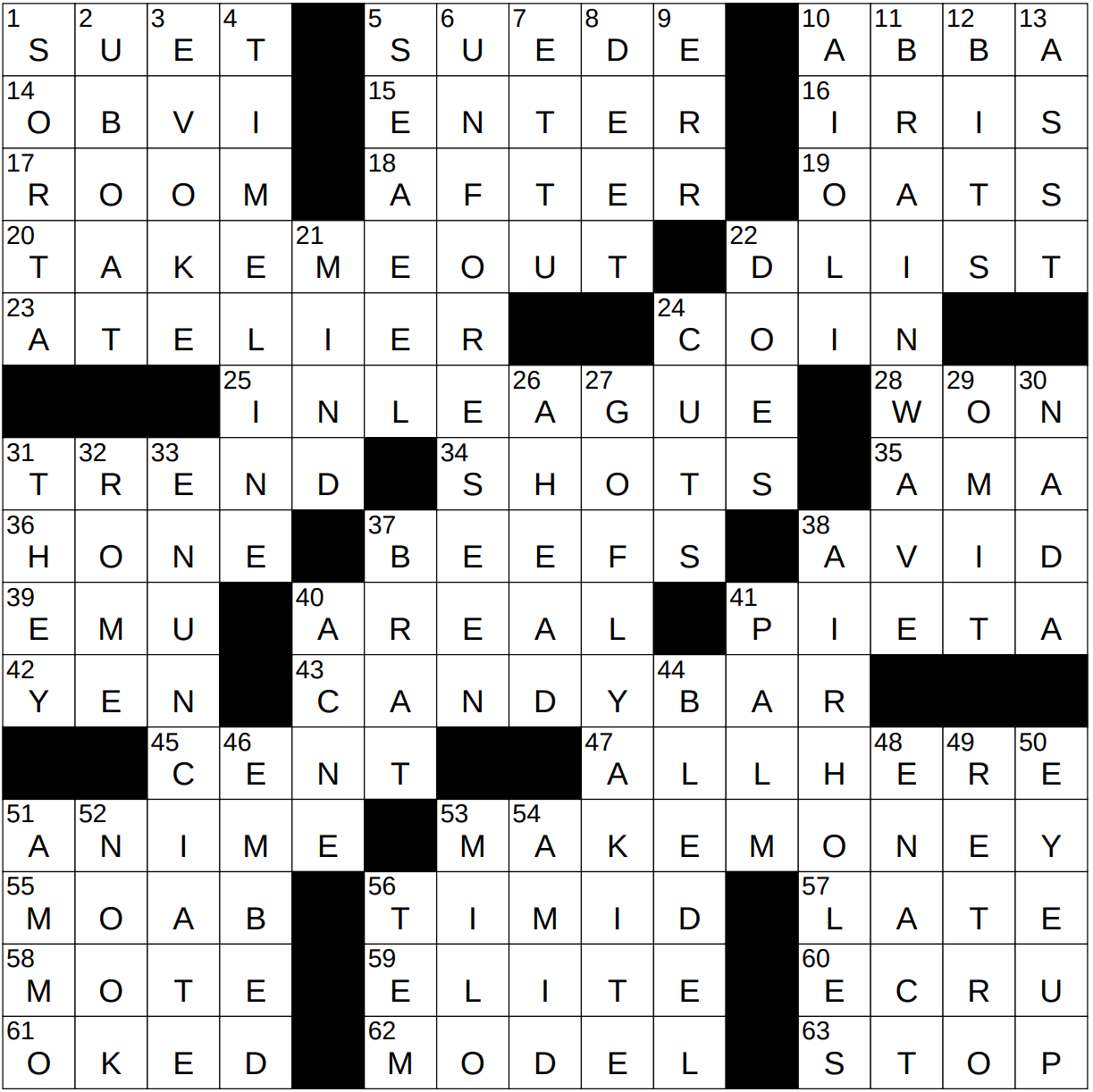 sesame paste crossword clue