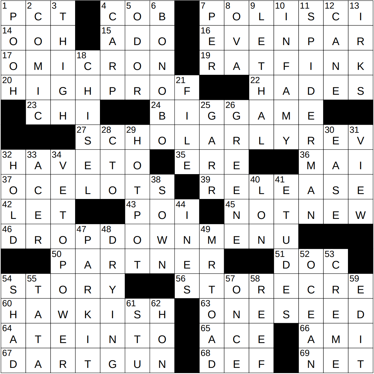 0721 22 NY Times Crossword 21 Jul 22 Thursday NYXCrossword