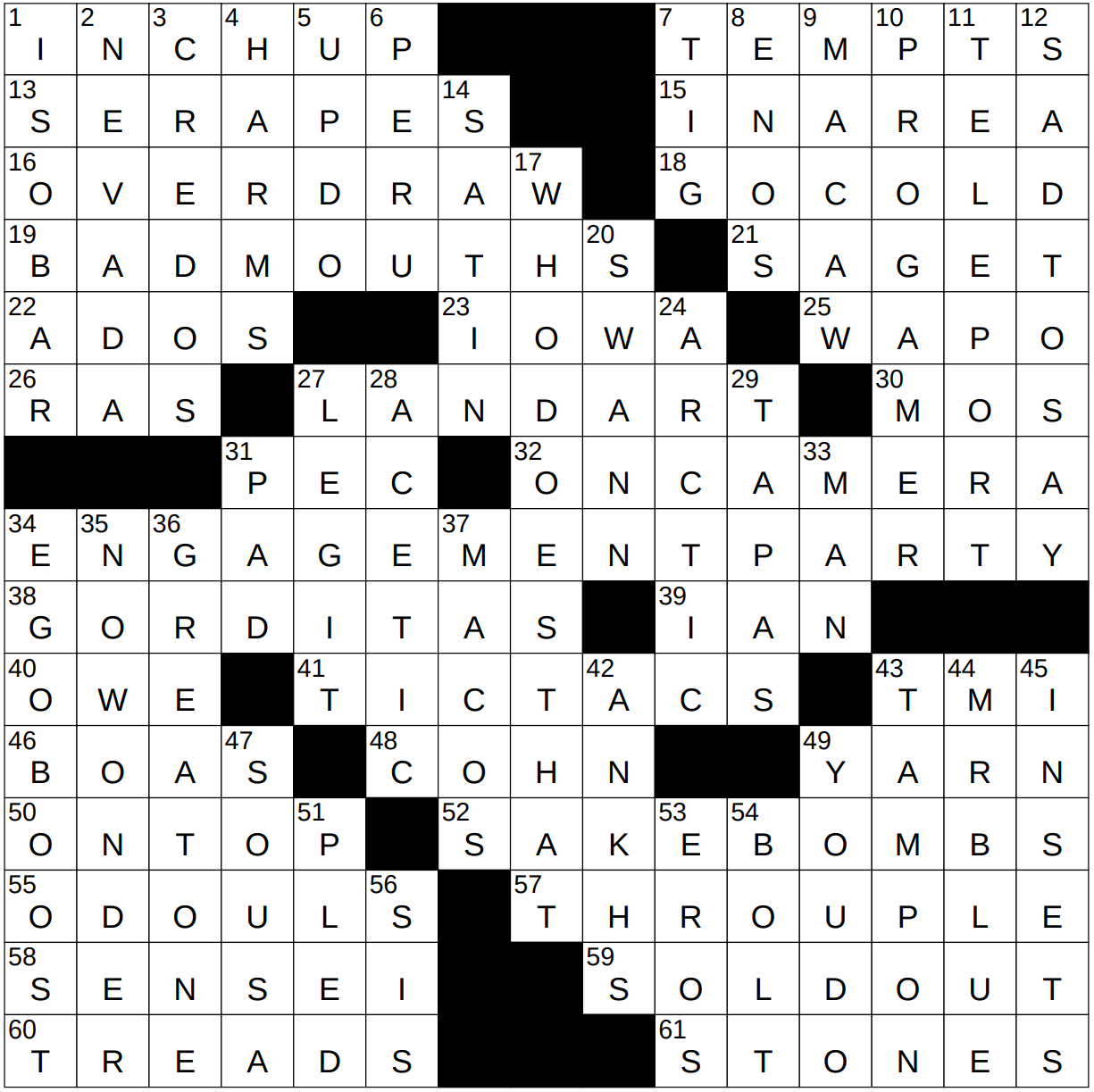 0728 23 NY Times Crossword 28 Jul 23 Friday NYXCrossword