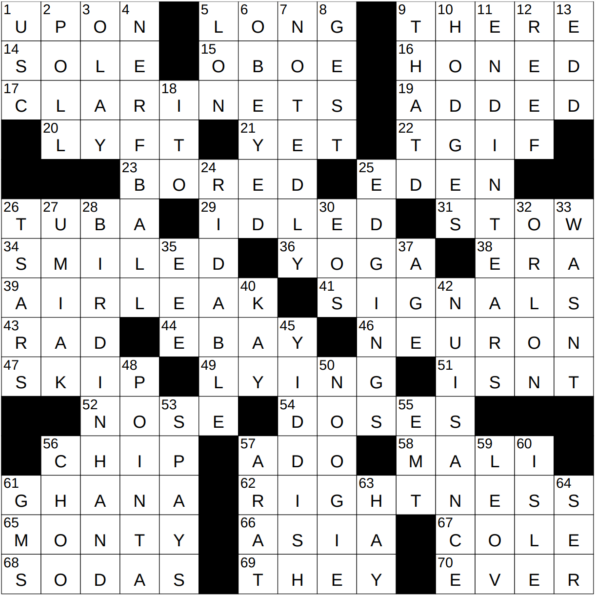 0830 23 NY Times Crossword 30 Aug 23 Wednesday NYXCrossword