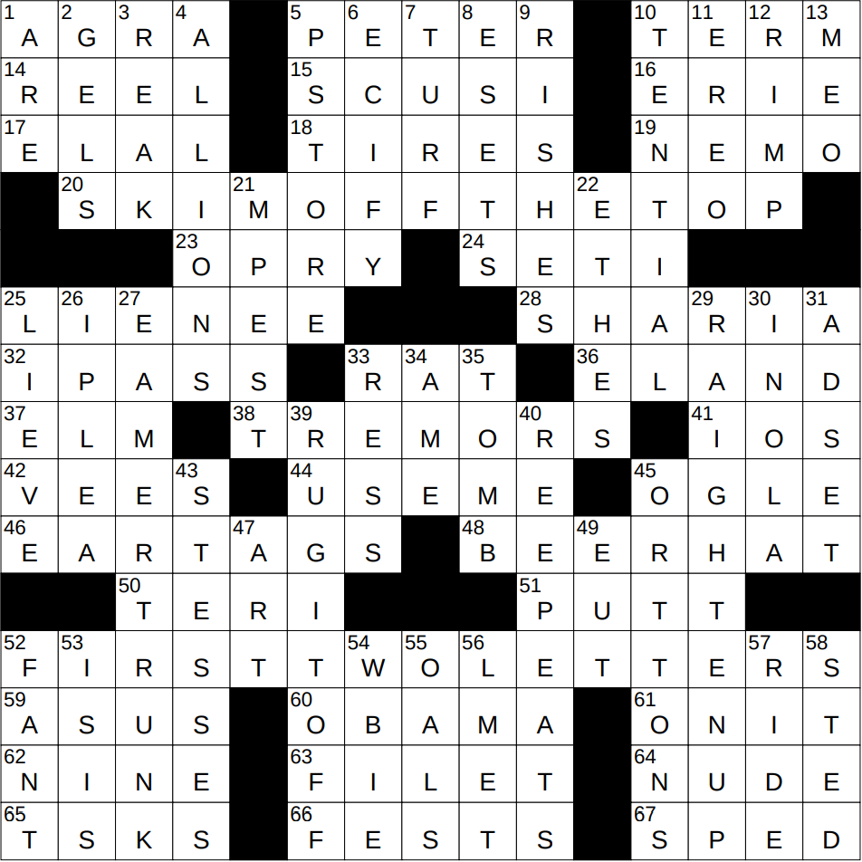 0925 25 NY Times Crossword 25 Sep 25 Thursday NYXCrossword