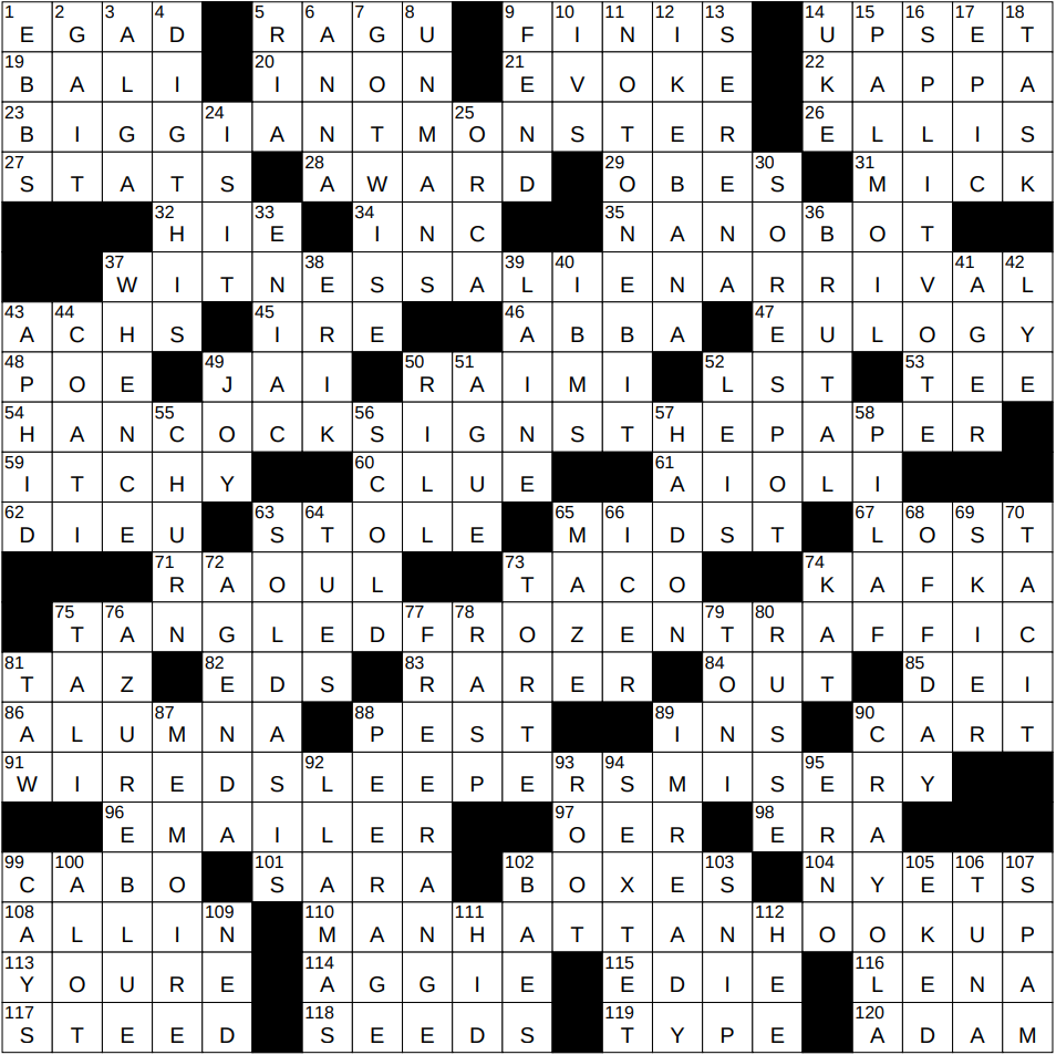 1020 24 NY Times Crossword 20 Oct 24 Sunday NYXCrossword 1020 24 NY Times Crossword 20 Oct 24 Sunday NYXCrossword