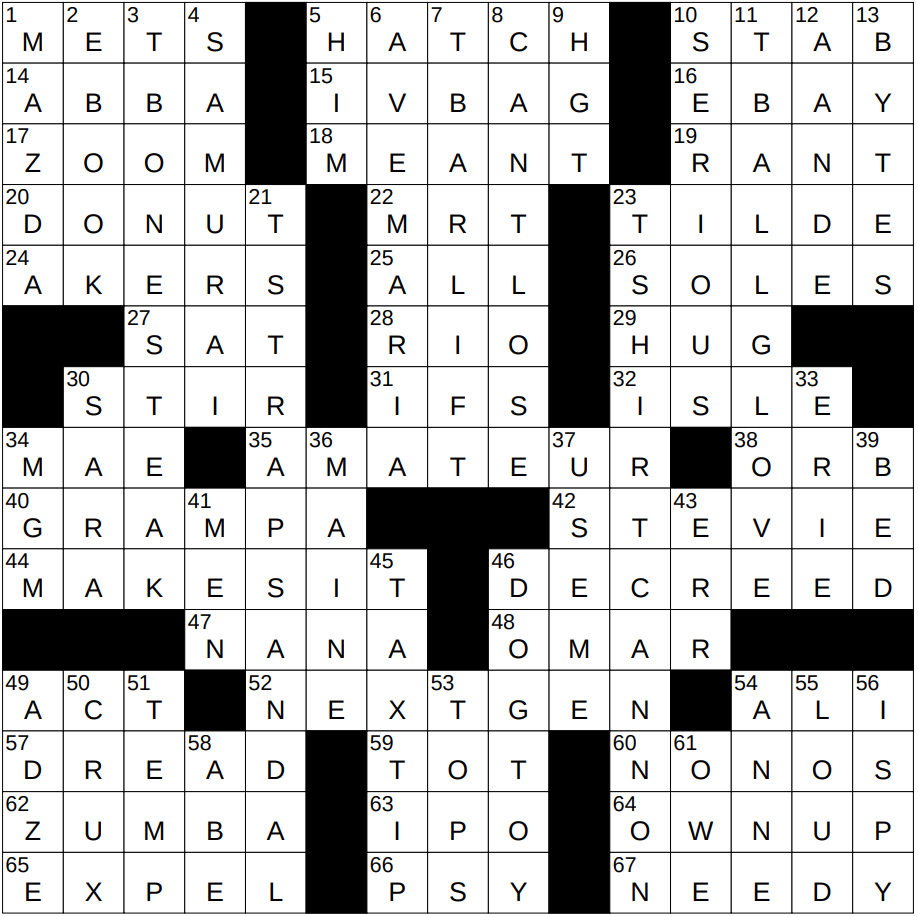 1107 23 NY Times Crossword 7 Nov 23 Tuesday NYXCrossword