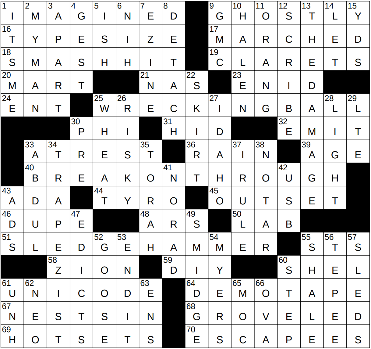 1108 23 NY Times Crossword 8 Nov 23 Wednesday NYXCrossword