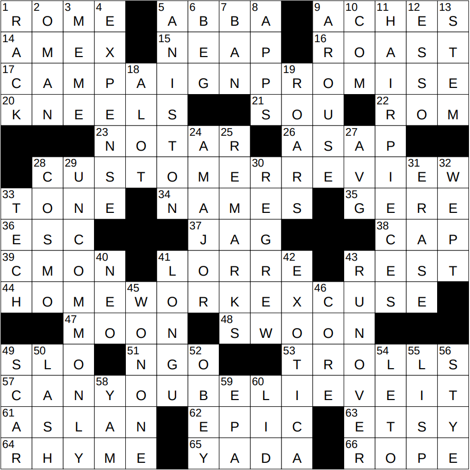 1113 23 NY Times Crossword 13 Nov 23 Monday NYXCrossword