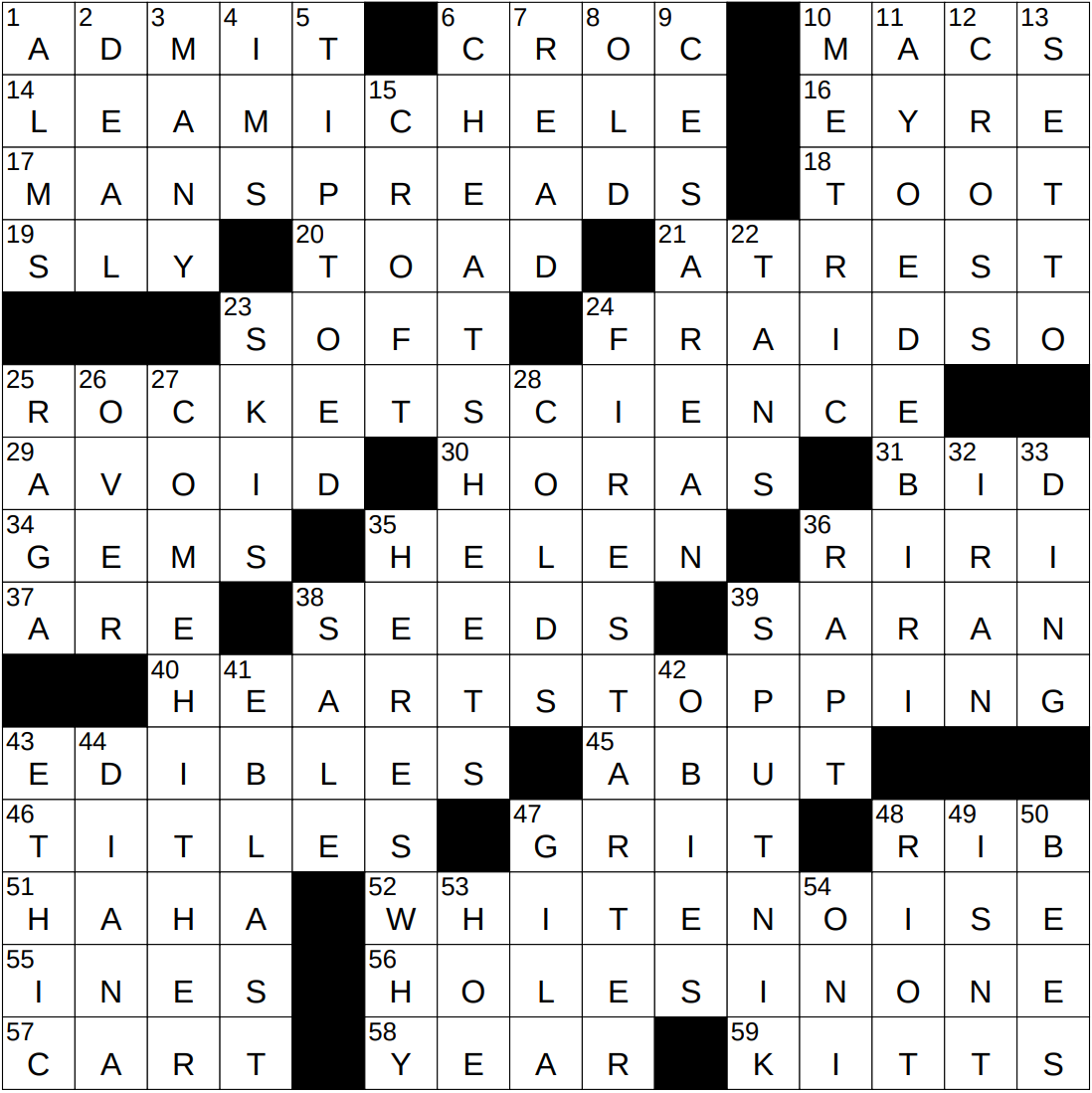 1121 25 NY Times Crossword 21 Nov 25 Friday NYXCrossword