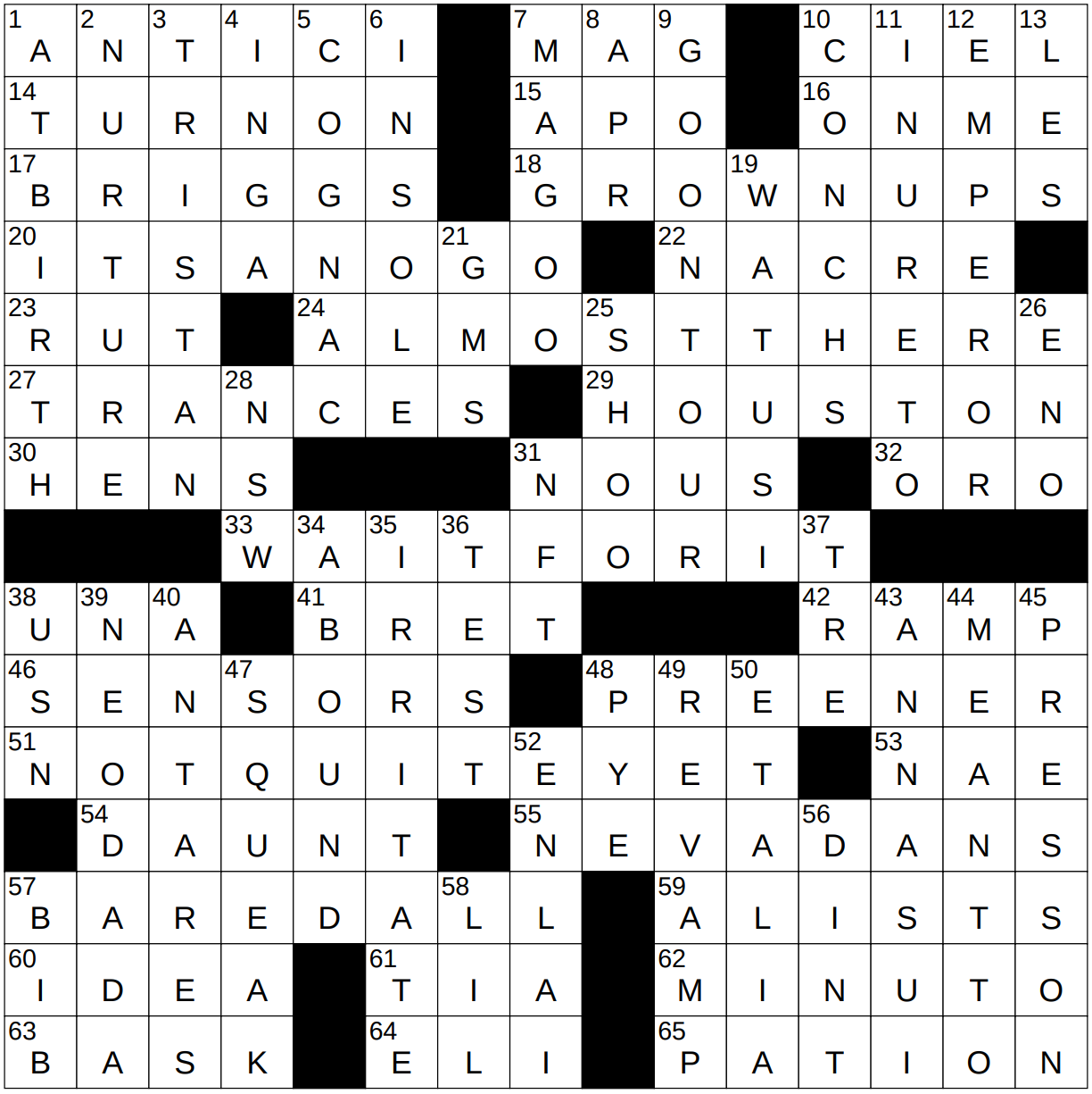 1201 22 NY Times Crossword 1 Dec 22 Thursday NYXCrossword
