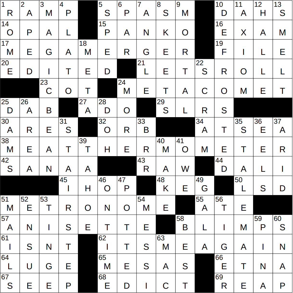 1211 23 NY Times Crossword 11 Dec 23 Monday NYXCrossword