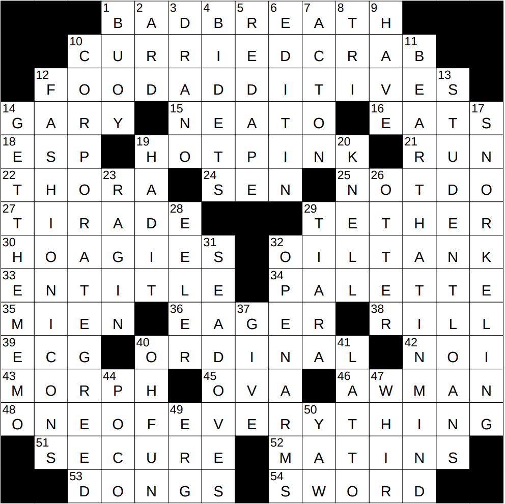 1213 25 NY Times Crossword 13 Dec 25 Saturday NYXCrossword