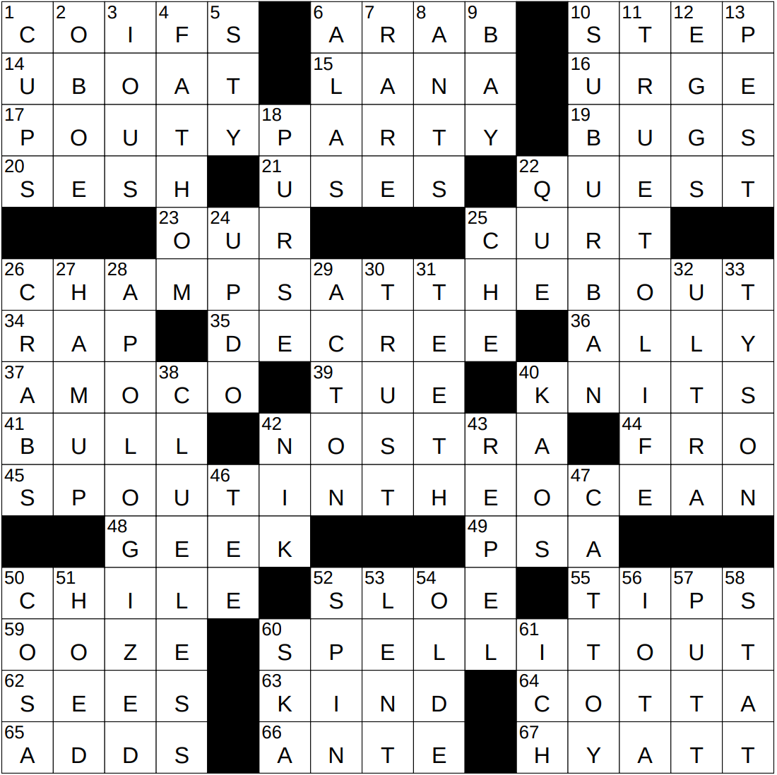 1217 25 NY Times Crossword 17 Dec 25 Wednesday NYXCrossword