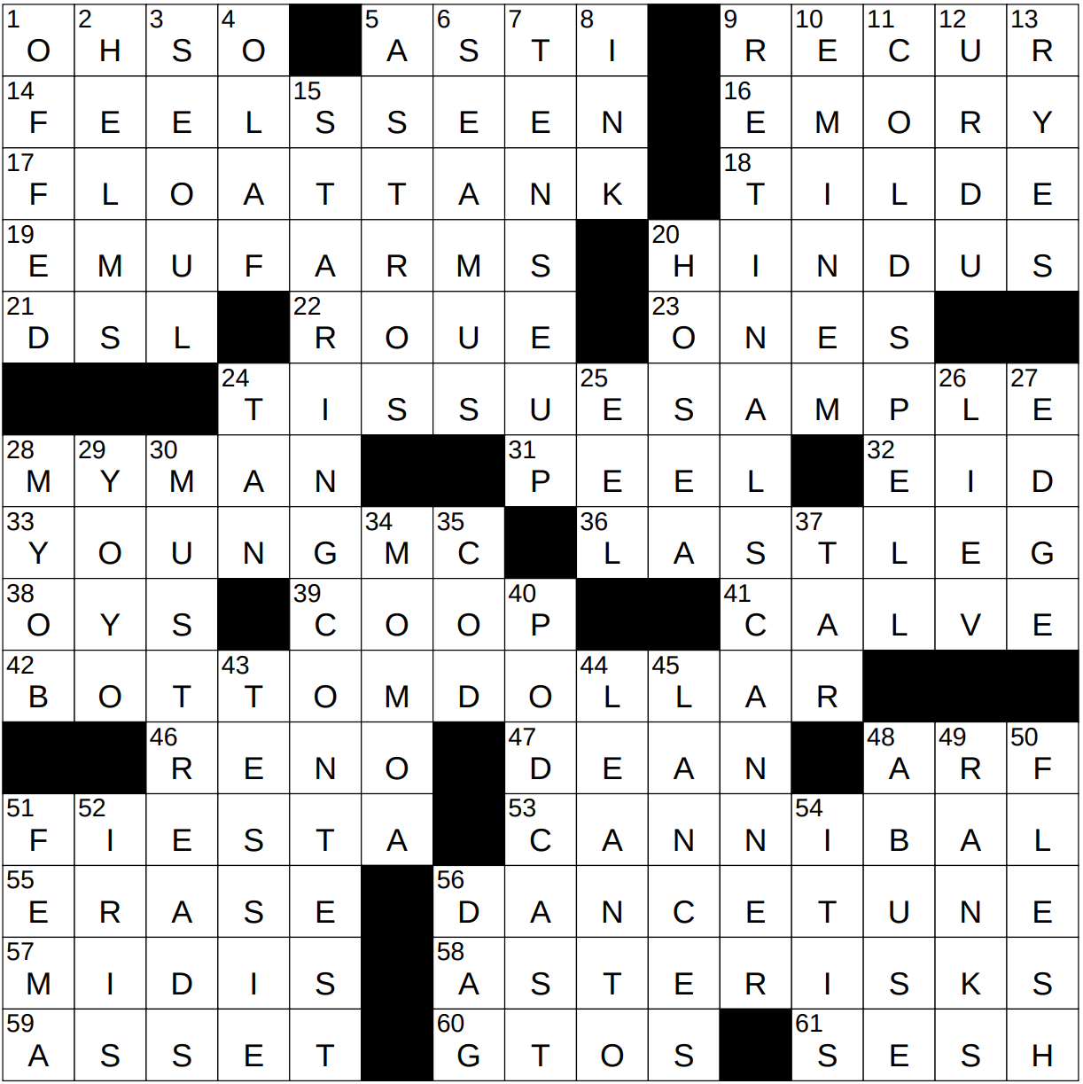1223 22 NY Times Crossword 23 Dec 22 Friday NYXCrossword