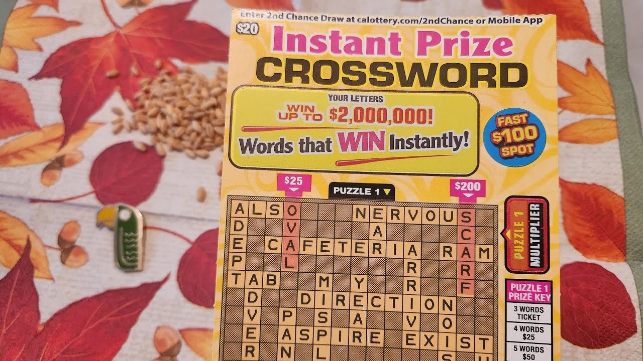 instant prize crossword winners instant prize crossword winners
