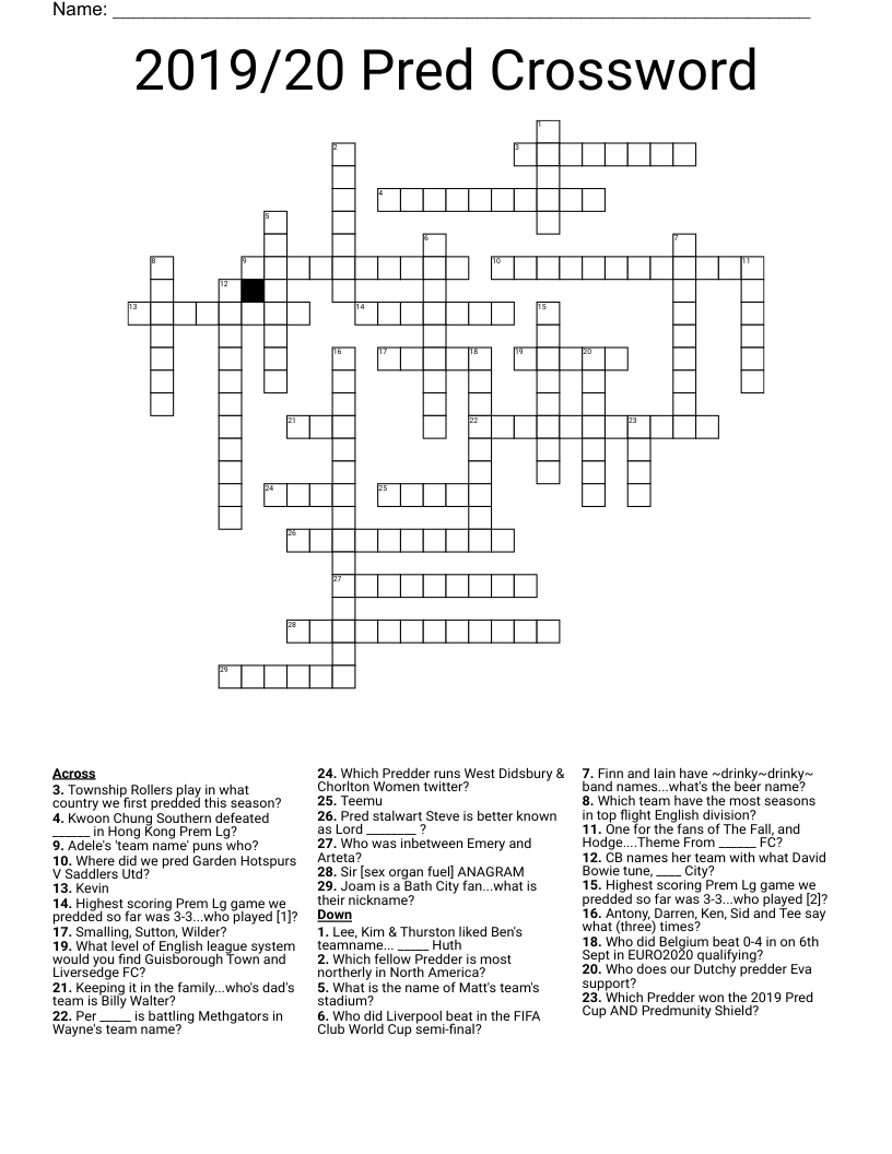 town in belgium crossword clue