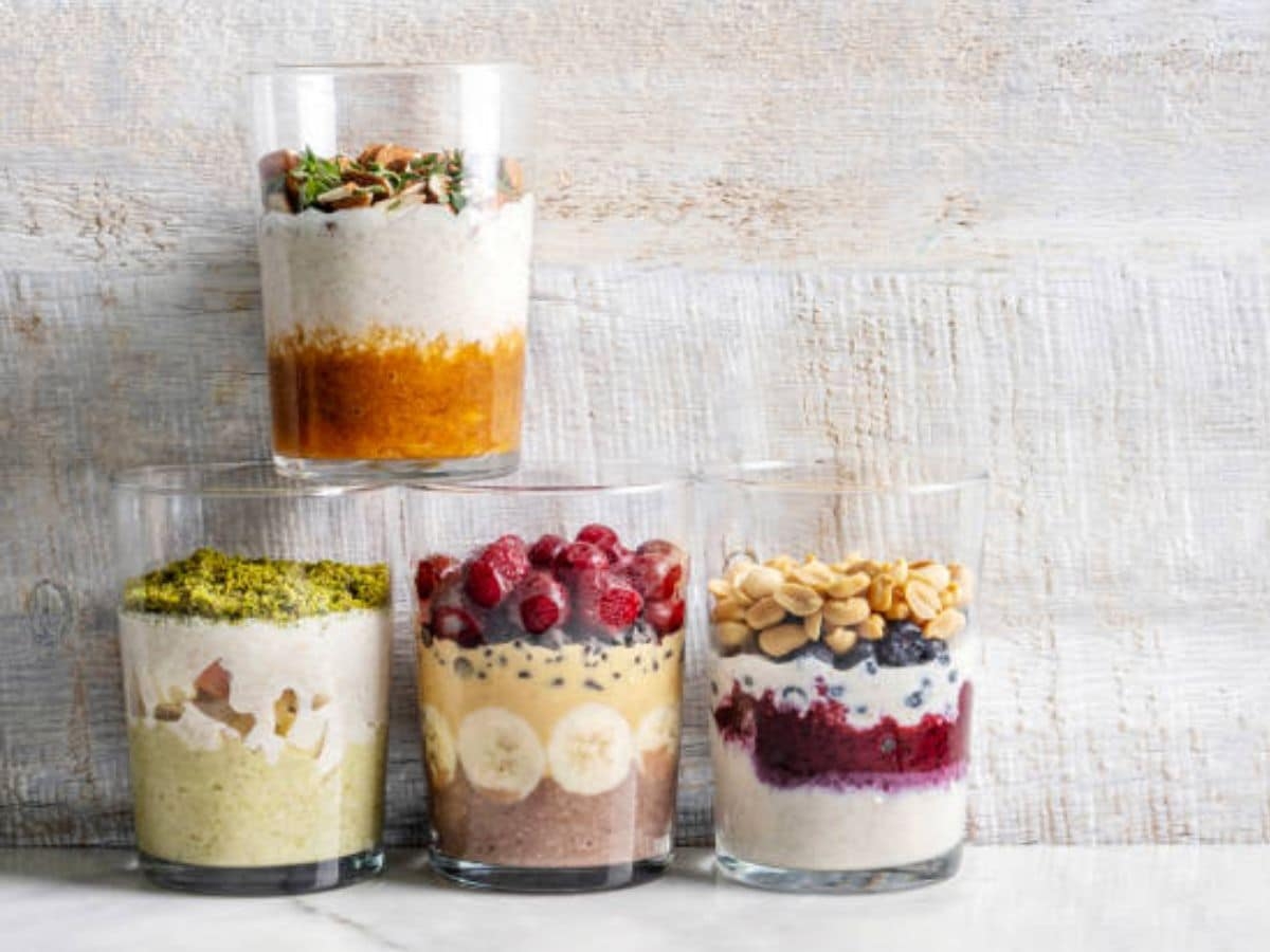 4 Ingredient No Sugar Overnight Oats And Chia Pudding For A Quick Healthy Breakfast Hindustan Times