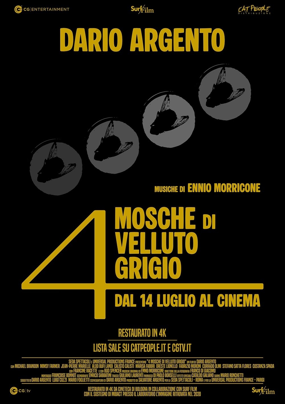 4 Mosche Di Velluto Grigio 1971 Notizie IMDb
