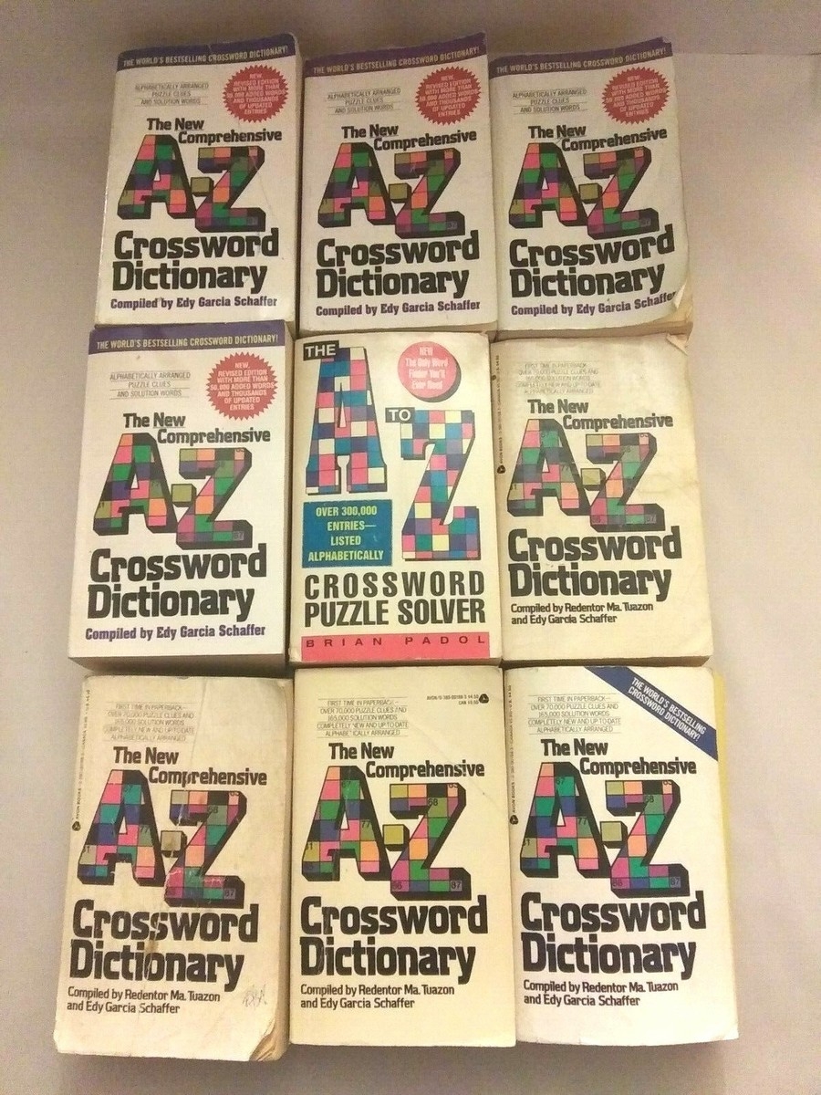 9 A TO Z CROSSWORD DICTIONARY THE NEW COMPREHENSIVE PAPERBACK EBay 9 A TO Z CROSSWORD DICTIONARY THE NEW COMPREHENSIVE PAPERBACK EBay