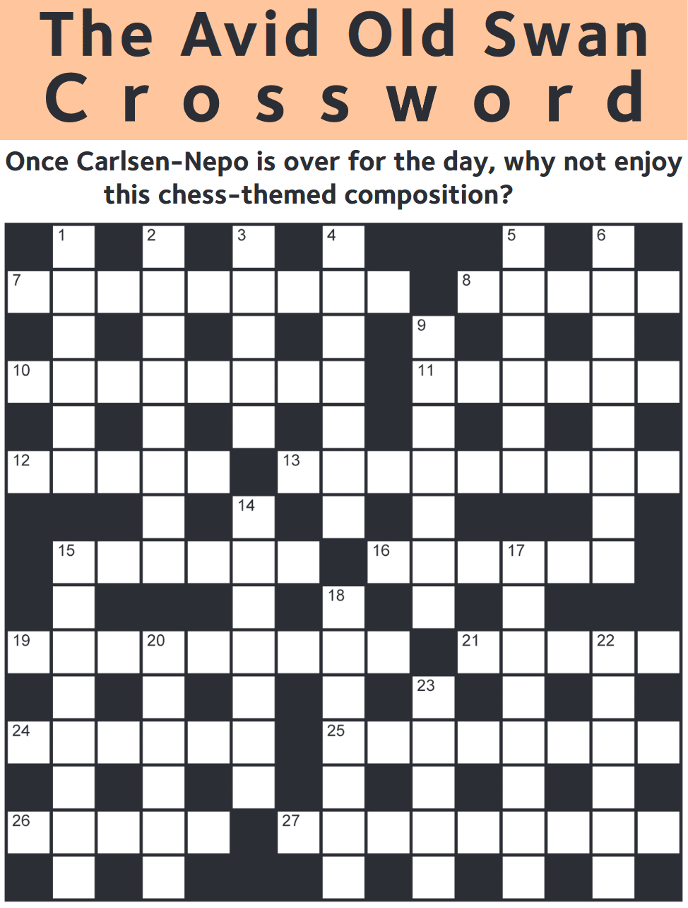 crossword clue for chess piece