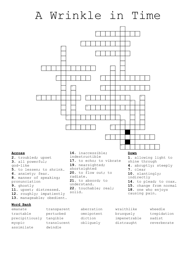 radiate crossword clue