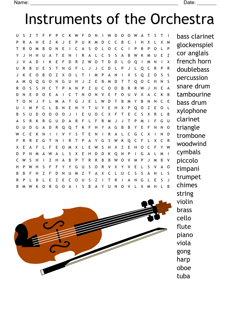 African Music Word Search WordMint