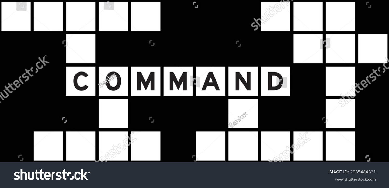 command crossword clue
