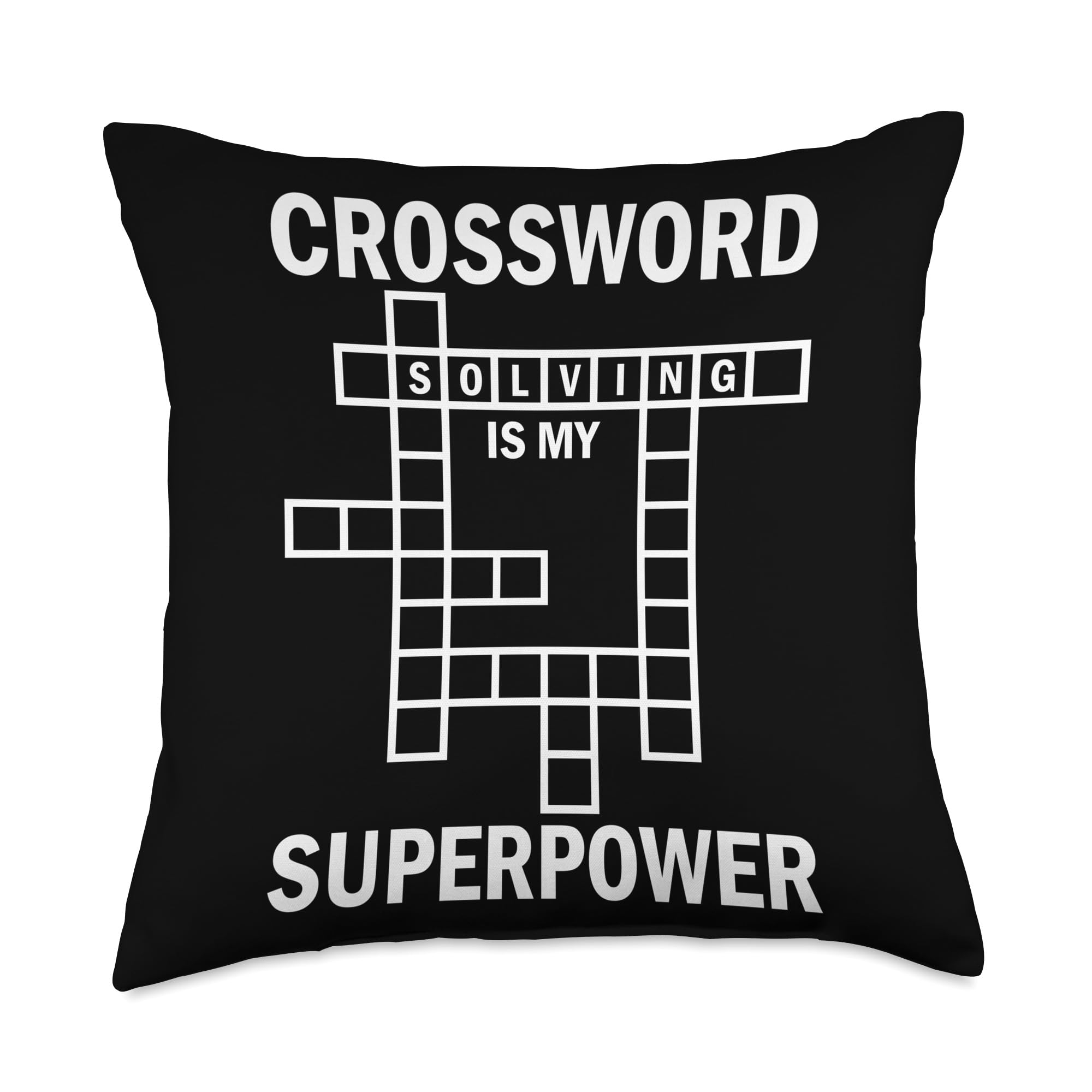 Amazon Crossword Solving Is My Superpower Crossword Puzzle Solver Throw Pillow Home Kitchen Amazon Crossword Solving Is My Superpower Crossword Puzzle Solver Throw Pillow Home Kitchen