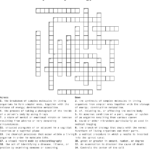 Anatomy And Physiology Crossword Puzzle Printable Anatomy Worksheets