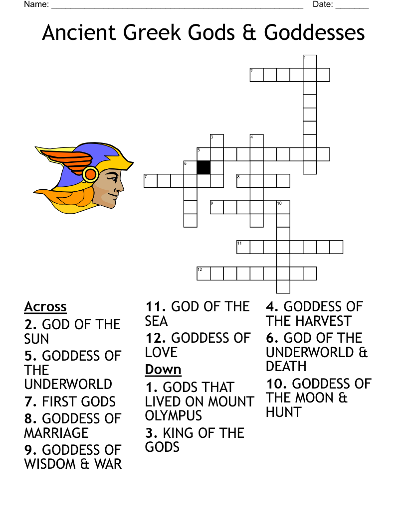greek peak crossword clue