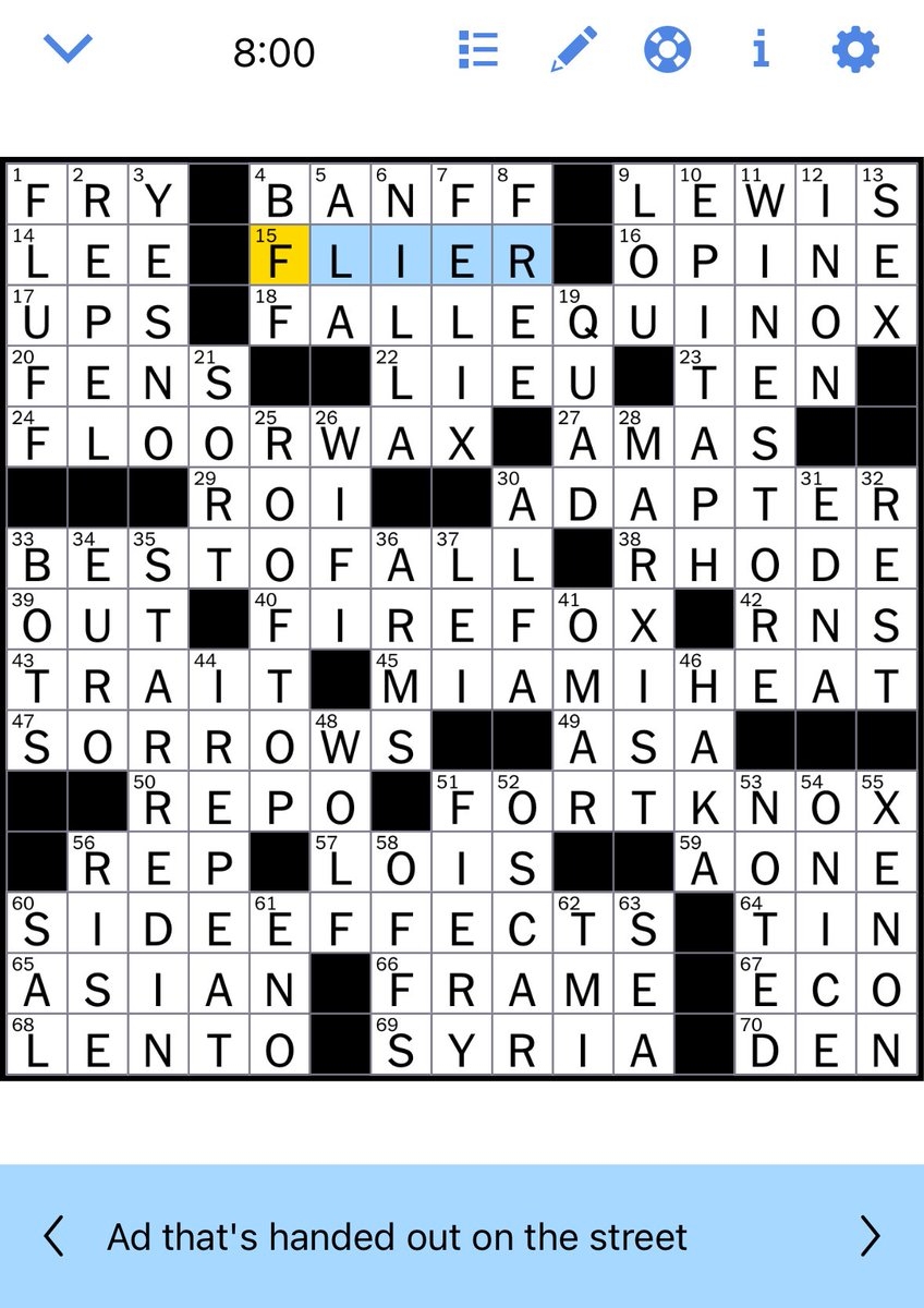 Annoyed By This Error In Yesterday s NYT Crossword Both flier And flyer Are Considered Correct To Describe Someone Who Flies Flier Is Also The Proper Spelling To Describe A Risk Or Gamble 