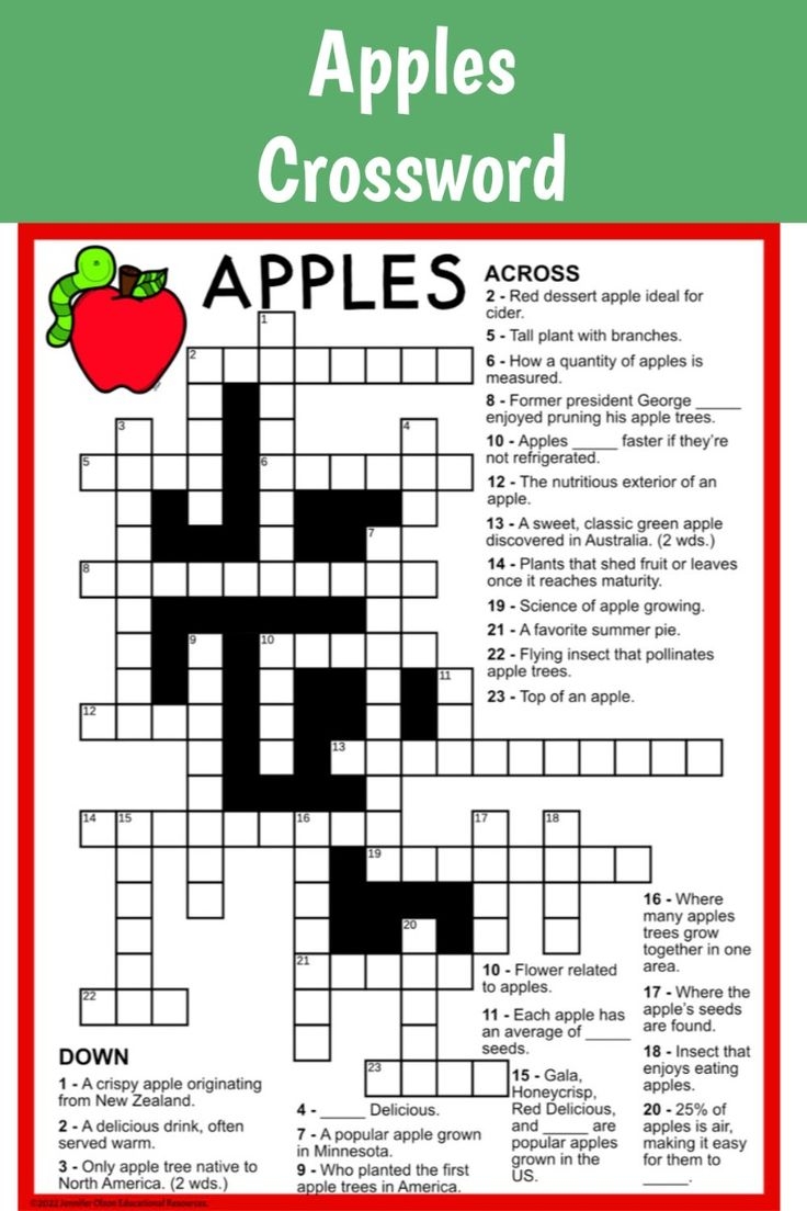 Apples Crossword
