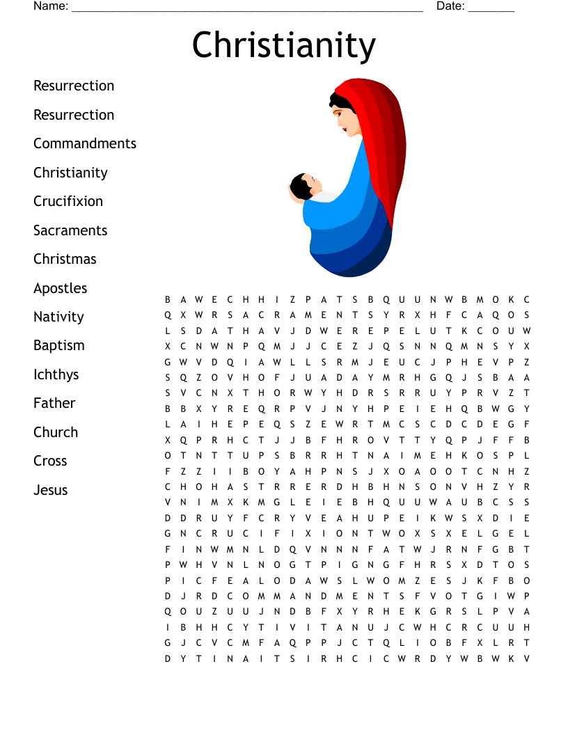 Baptism Crossword WordMint Baptism Crossword WordMint