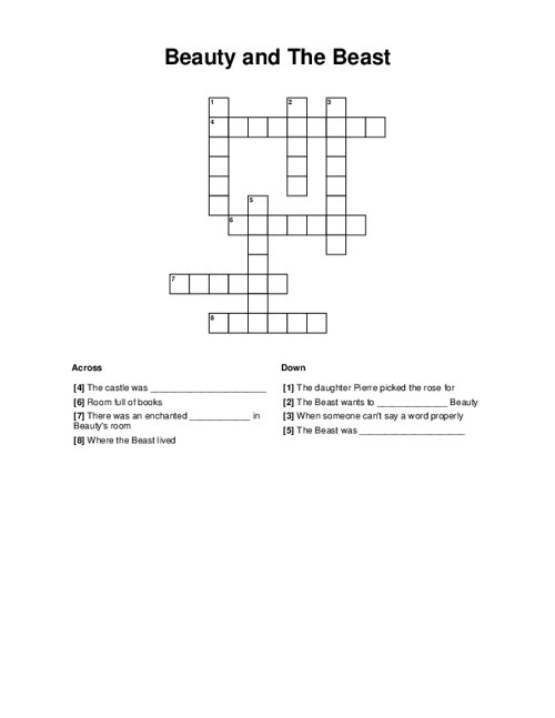 beast of burden crossword puzzle clue
