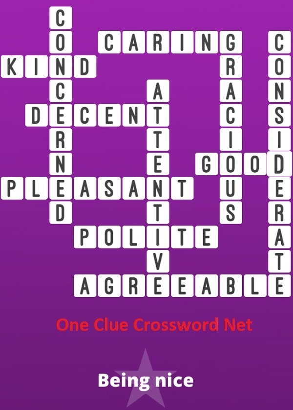 Being Nice Bonus Puzzle Get Answers For One Clue Crossword Now