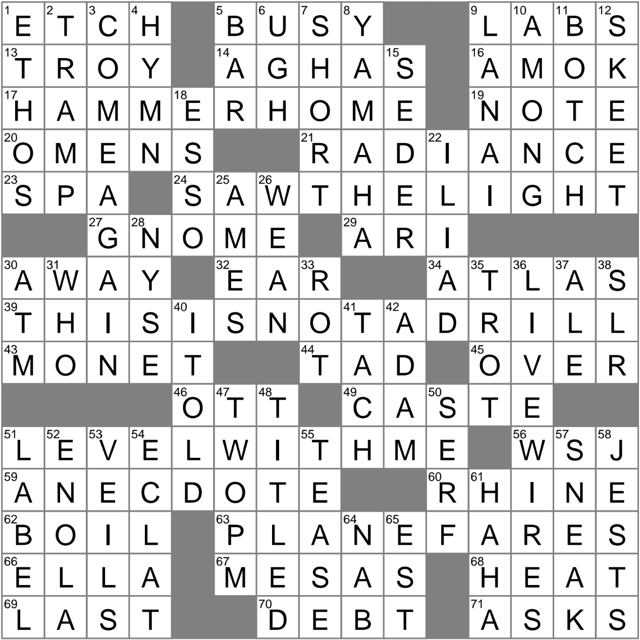 Belief System Crossword Clue Archives LAXCrossword